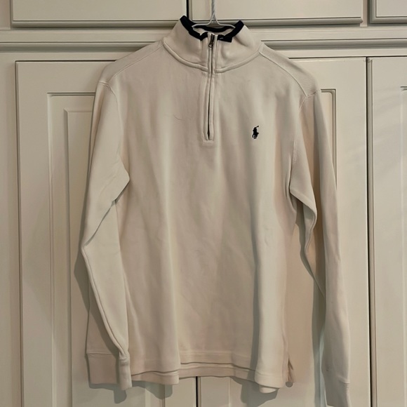 Polo Ralph Lauren Other - Polo by Ralph Lauren L cotton 1/4 zip sweater